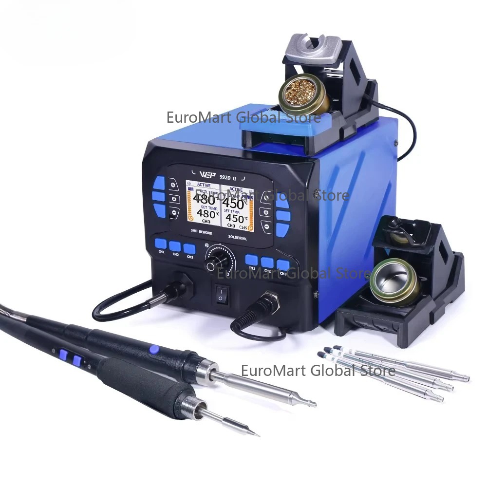 992D-II 2 in 1 จอ LCD แสดงผล   - C210 Precision Soldering Station บทวิจารณ์และราคา