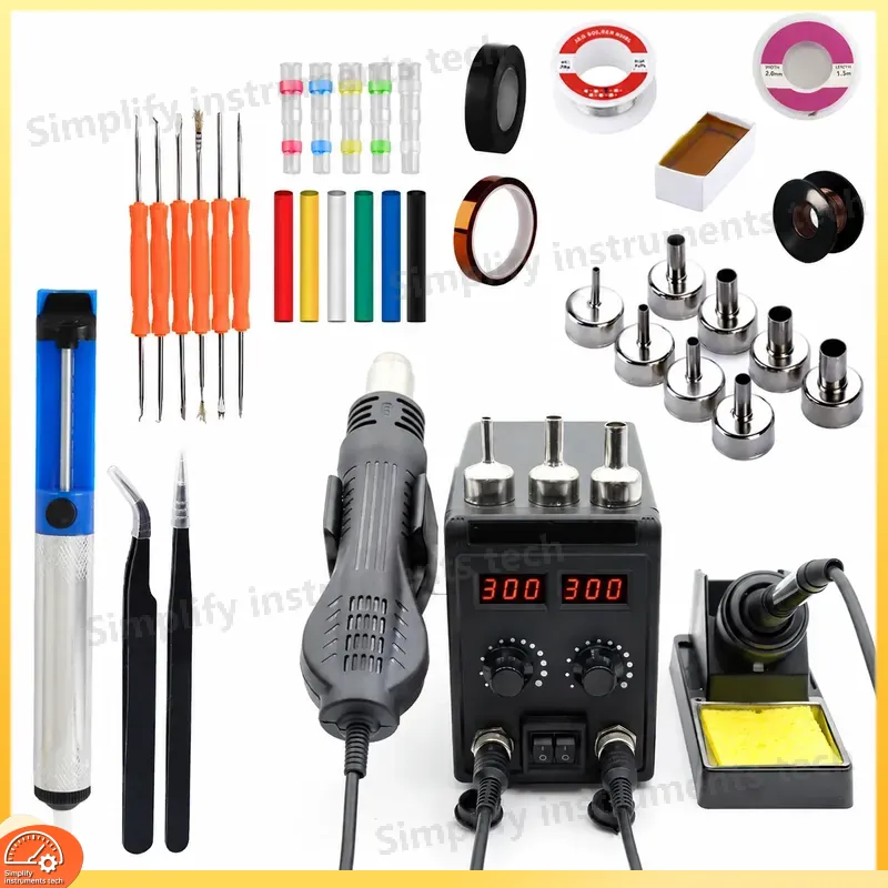 สถานีบัดกรี 8586D 2 in 1 750W  - 2 In 1 Soldering Rework Station 750W บทวิจารณ์และราคา
