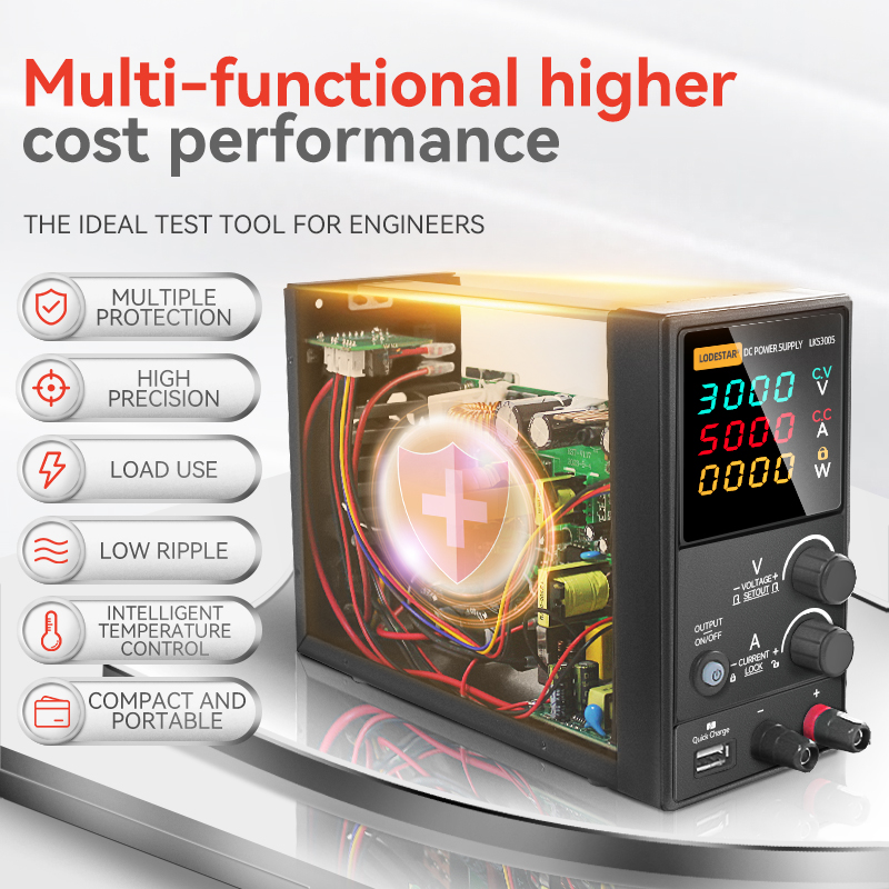 LODESTAR แหล่งจ่ายไฟกระแสตรงแบ - High Precision Dc Power Supply 30V 10A บทวิจารณ์และราคา