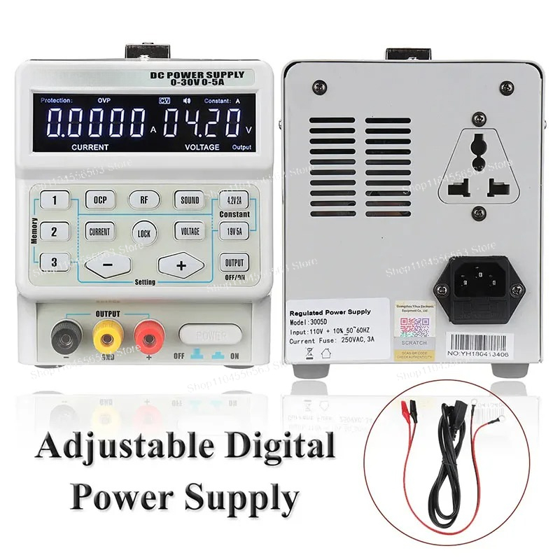 3005D แหล่งจ่ายไฟกระแสตรงแบบปร - High Precision Dc Power Supply 30V 10A บทวิจารณ์และราคา