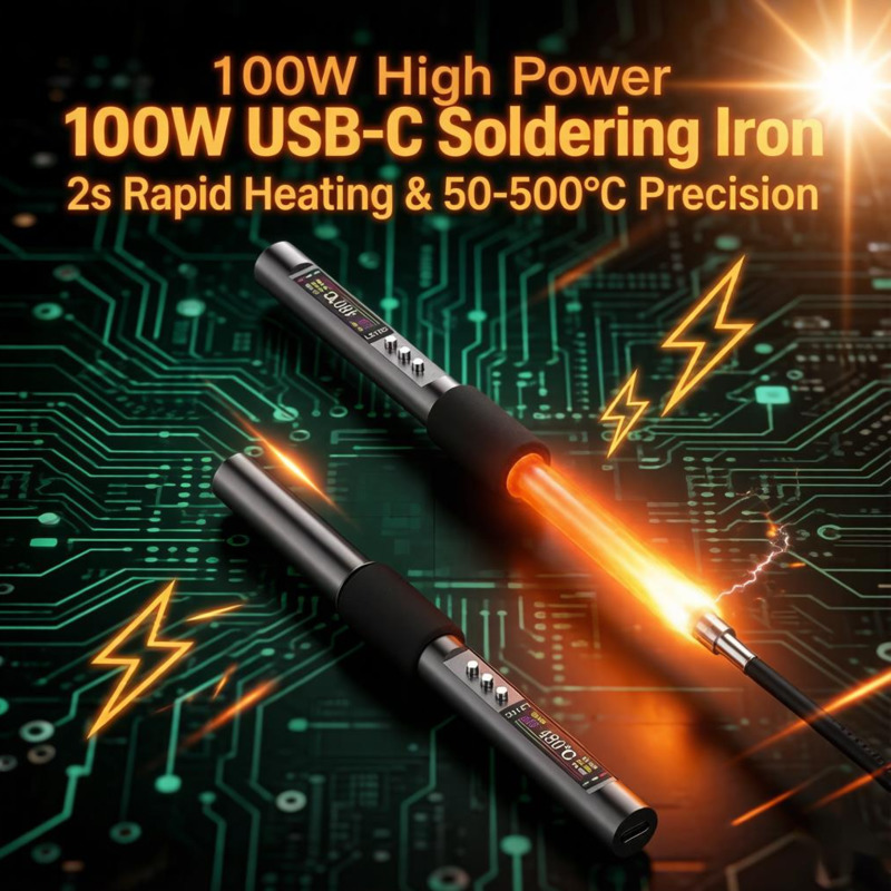 หัวแร้งบัดกรี 100W ร้อนทันทีใน - C210 Precision Soldering Station บทวิจารณ์และราคา