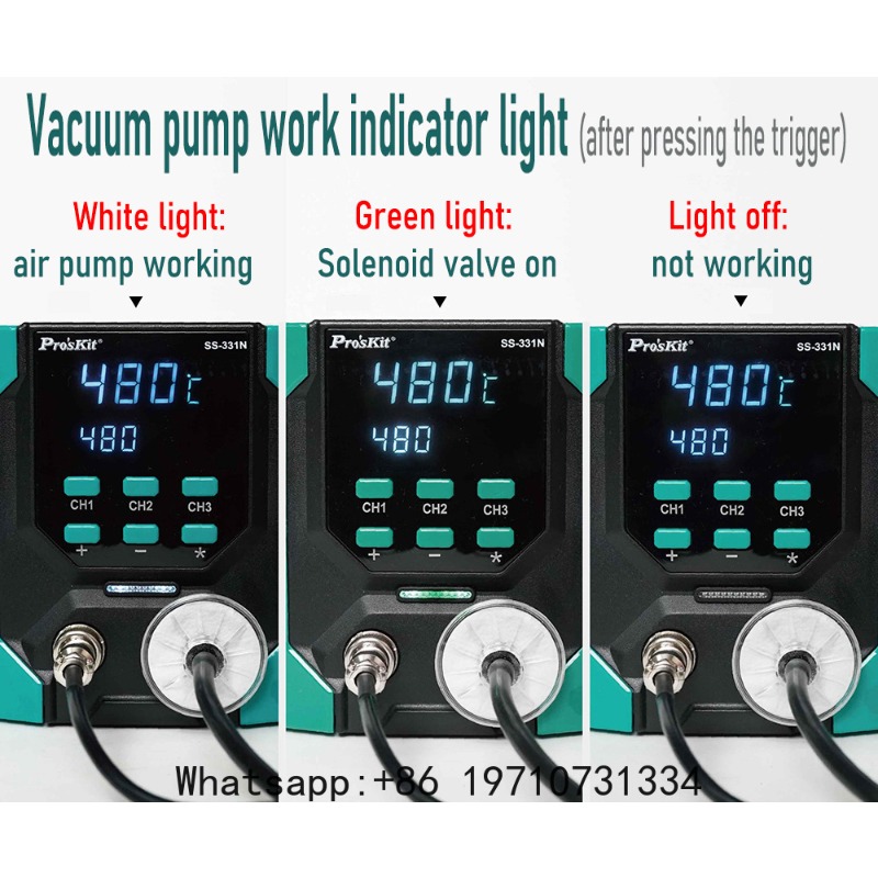 สถานีดูดตะกั่วไฟฟ้าดิจิตอล SS- - Desoldering Pump Electric Vacuum Station บทวิจารณ์และราคา