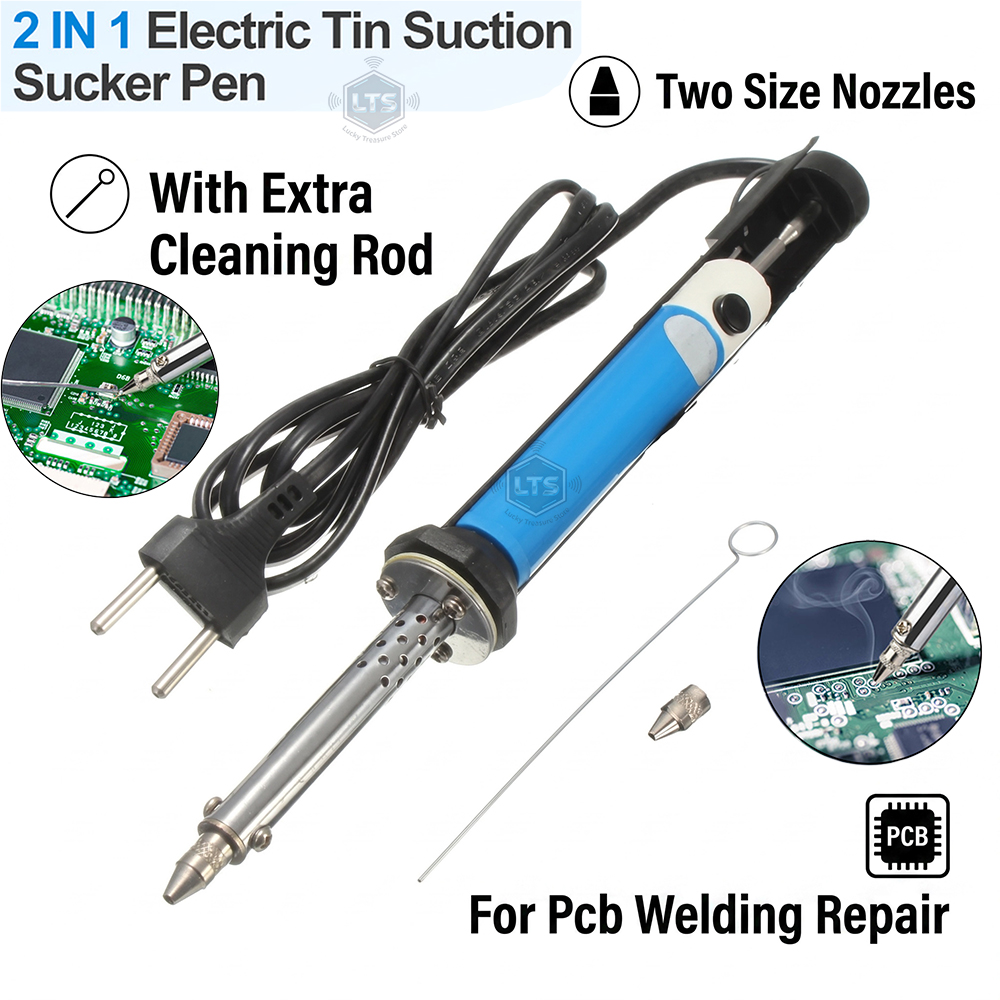 เครื่องดูดตะกั่วไฟฟ้า US 110V  - Desoldering Pump Electric Vacuum Station บทวิจารณ์และราคา